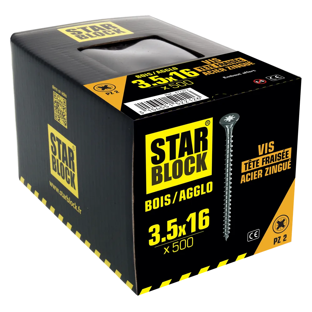 packaging-3154551522126-vis-boisagglo-pz-3-5×16-tete-fraisee-pz-acier-zingue-starblock