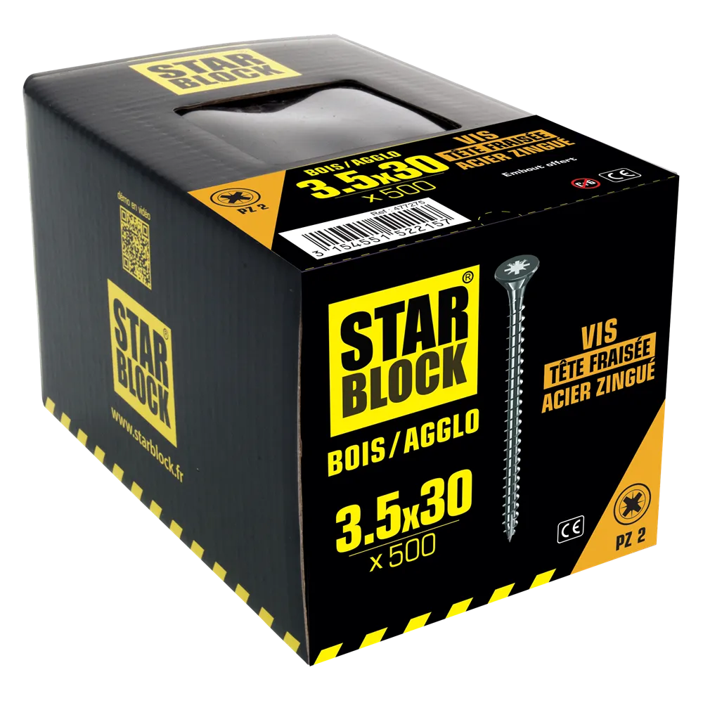 packaging-3154551522157-vis-boisagglo-pz-3-5×30-tete-fraisee-pz-acier-zingue-starblock