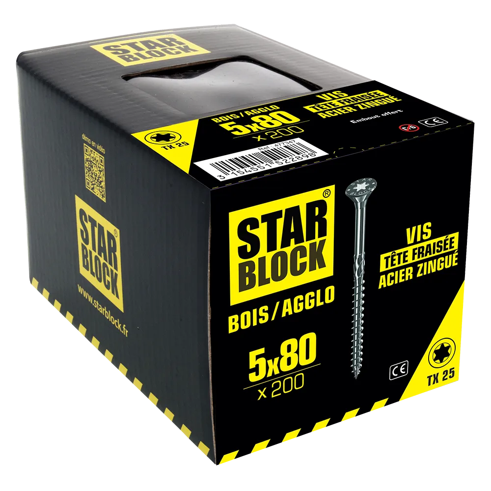 packaging-3154551522898-vis-boisagglo-tx-5×80-tete-fraisee-tx-acier-zingue-starblock