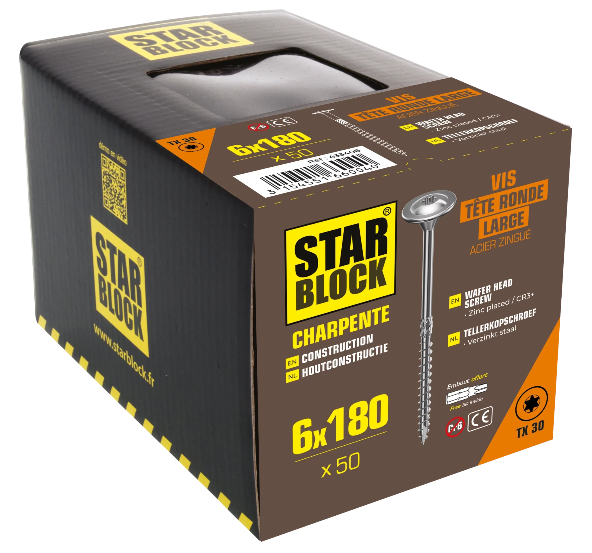 packaging-3154551660040-vis-charpente-trl-6×180-tete-ronde-large-tx-acier-zingue-starblock